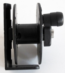 large plastic reel side